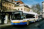 NAW Trolleybus TC La Chaux-de-Fonds Nr. 122 NAW/Hess Trolleybus am 22. Dezember 2007 La Chaux-de-Fonds, Bahnhof