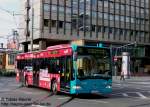 mercedes-benz-o-530-i-citaro 01.06.08: Wagen 236 der VGF kommt als 36 aus Richtung Konstablerwache und bef�hrt nun die Kurt-Schuhmacher-Stra�e in Richtung Sachsenhausen Hainer Weg. Er wirbt f�r Mann Mobilia.
