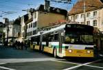 neuchatel TN Neuch�tel Nr. 163 FBW/Hess Trolleybus am 13. Oktober 2003 Neuch�tel, Place Pury