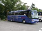setra-s-400er-serie-comfort-class Setra S 415 GT-HD des Unternehmens Lochner Reisen stand am 3. Juni 2008 in Coburg auf den Anger Parkplatz.