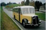 Postauto Postautotreffen im Teuffenthal: Burri, Teuffenthal BE 656 U Saurer/R&J am 31. Oktober 2004 in Buchen