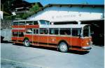 Berner Oberland Aus dem Archiv: AFA Adelboden 7/BE 26'707 FBW/Vetter-R&J Anderthalbdecker Jahrgang 1964 im September 1987 Adelboden, Autobahnhof