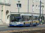 mercedes-benz-o-405-n-niederflur-stadtversion P-AV 551 auf der Linie 638 von Berlin Rathaus Spandau nach Potsdam Hauptbahnhof. Hier kurz vor seinen Ziel am Potsdamer Platz der Einheit. Aufgenommen am 04.06.08