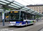 setra-s-400er-serie 07.06.08: Was f�r ein sch�ner Grenzg�nger! Am Saarbr�cker Hauptbahnhof konnte ich diesen Setra 415 NF, Kennzeichen 241 BWP 57, der Forbus Intercity ablichten. Seine Fahrt f�hrt ihn von Saarbr�cken aus auf der Linie 30 nach Forbach zum Bahnhof. Meiner Meinung nach ein sehr sch�nes Fahrzeug, nur seinen gro�en Bruder, den Citaro, kann der S 415 NF nicht verheimlichen....