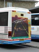 Voyages Simon  Koob    Diekirch Derselbe Bus wie ID 11459 aber als Nachschuss, weil man jetzt in Luxemburg seit kurzem das Heck der Busse als Werbefl�che benutzt. Aufgenommen am 07.06.08. 