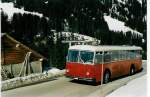 Berner Oberland Aus dem Archiv: AFA Adelboden 24/BE 26'702 FBW/R&J Jahrgang 1964 (ex Steiner, Meikirch Nr. 1) am 25. Februar 1990 Adelboden, Geilsstrasse