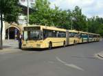 mercedes-benz-o-405-n-niederflur-stadtversion Berlin Zoologischer Garten am 07.06.2008. U-Bahn Ersatzverkehr f�r die Linie 9 Richtung Osloer Stra�e.