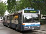 VBZ 405er Gelenkbus als ...  Mathias Rieder 08.07.2008