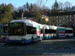 luzern Nr. 232 - Einer der drei am 10.12.2006 in Betrieb genommenen Doppelgelenktrolleybusse von Hess mit der Bezeichnunung LighTram3.