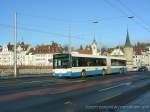 luzern Nr. 125 auf der Seebr�cke. Von diesen Volvo/Hess B10LA wurden 1996 nur drei St�ck bestellt(123-125).