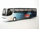 Hersteller Rietze Setra S 315 HD Omnibus der Entsorgungs- und Verkehrsbetriebe Wismar (EVB); mit Werbung f�r die HANSESTADT WISMAR , Epoche V [Modell: RIETZE 64131]