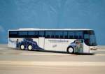 Hersteller AMW Setra S 319 GT-HD Omnibus der Grevesm�hlener Busbetriebe (GBB); mit Werbung f�r den Landkreis Nordwestmecklenburg (NWM) als Urlaubsregion, Epoche V [Modell: AMW 71519]