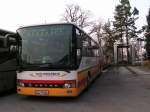 setra-s-300er-serie Setra Postbus  neben der Waschanlage (Postbusgarage RIED i.I.) auf (07-03-15)