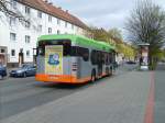 hannover Ein O530 CNG verl�sst am 8.4.07 die Haltestelle Kleefeld/Bahnhof