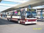 pforzheim 'An Oldie but a Goldie'. Diese Beschreibung trifft auf diesen betagten MAN SL 202 der Firma Schuhmacher zu. Aufgenommen wurde der Bus in Pforzheim ZOB S�d.