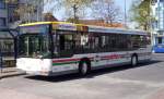 MAN Niederflurbus 2. Generation Der 0302, ein MAN NL 263, als SB1 nach Erkelenz am Heinsberger Busbf.