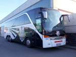 SETRA-416HDH dient als Mannschaftsbus ...  innviertel 09.11.2008