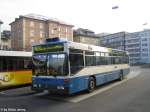Mercedes O405N Nr. 231 am 29.12.08 beim Bahnhof Wiedikon. Als ...