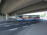 mercedes-benz-o-405--hochflur-stadtversion Mercedes-Benz O 405 (Hochflur-Stadtversion) als Shuttelbus zwischen U-Bahnhof Rudow und Flughafen Sch�nefeld zur ILA an der Haltestelle Sch�nefeld Waltersdorfer Chaussee.