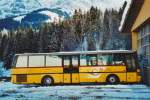 Postauto Portenier, Adelboden Nr. 8/BE 92'064 Setra (ex P 25'053) am 4. Januar 2009 Adelboden, Garage