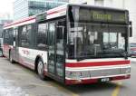 Waadtland tpn - MAN Bus VD 9389 bei einer Pause in Nyon am 03.01.2009