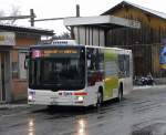 man-niederflurbus-3-generation-lions-city tpn - MAN Lion`s City  VD 1169 unterwegs auf der Linie 3 in Nyon am 31.12.2008