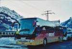 Berner Oberland Marti, Kallnach Nr. 12/BE 572'212 Setra am 11. Januar 2009 Frutigen, Bahnhof (Einsatz am Ski-Weltcup von Adelboden)