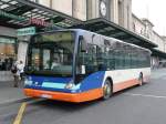 genf TPG - VanHool A 300 Bus Nr.491 F 5440XA01 vor dem SBB Hauptbahnhof in Genf am 31.12.2008