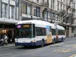 genf TPG - Hess-Swisstrolleybus BGT-N2C Nr.759 unterwegs auf der Linie 3 in Genf am 03.01.2009