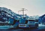 Berner Oberland Fl�ck, Brienz BE 170'009 Setra am 11. Januar 2009 Frutigen, Bahnhof (Einsatz am Ski-Weltcup von Adelboden)