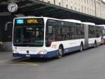 genf TPG - Mercedes Citaro Gelenkbus Nr.154 GE 960538 unterwegs auf der Linie 5 in Genf am 03.01.2009