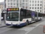 genf TPG - Mercedes Citaro Gelenkbus Nr.184 GE 960568 unterwegs auf der Linie 9 in Genf am 03.01.2009