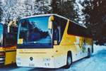 Postauto Tschannen, Zofingen Nr. 19/AG 15'058 Mercedes am 11. Januar 2009 Adelboden, Unter dem Birg (Einsatz am Ski-Weltcup von Adelboden)