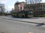 berlin Mercedes-Benz O 405 (Hochflur-Stadtversion) auf der Linie 263 nach S-Bahnhof Eichwalde am S-Bahnhof Gr�nau.
