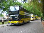 berlin MAN-Doppeldecker auf der Linie 124 nach Bucholz-West Aubertstra�e an der Haltestelle Alt-Heiligensee.