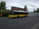 berlin MAN Niederflurbus 2. Generation auf der Linie 247 nach U-Bahnhof Leopoldplatz am Nordbahnhof.