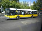 berlin MAN Niederflurbus 2. Generation auf der Linie 284 am S+U-Bahnhof Rathaus Steglitz.