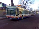 mercedes-benz-o-530-i-u-citaro WSF-VV12, ein MB Citaro �, am 7.12.2007 auf dem Wei�enfelser Busbahnhof, noch mit Werbung (hat er mitlerweile verloren).