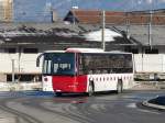 Fribourg tpf - Volvo 8700  Nr.99  FR 300323 unterwegs auf der Linie 260 in Bulle am 28.02.2009