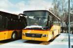 Postauto CarPostal Ouest VD 548'725 Mercedes Integro am 14. Februar 2009 Yverdon, Postgarage