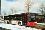 man-niederflurbus-3-generation-lions-city TRAVYS Yverdon VD 1282 MAN am 14. Februar 2009 Yverdon, Bahnhof