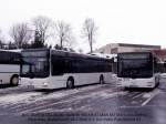 man-niederflurbus-3-generation-lions-city die beiden aktuell neuen Olbernhauer Busse nebeneinander. W�hrend 8819 noch die DDR-Schablone zu sehen gekam, wurde 8820 mit den neuen Klebeziffern beschriftet. Leider vermisse ich bei beiden den heutzutage �blichen Kasten auf dem Dach, da wird es im SOmmer mollig werden...