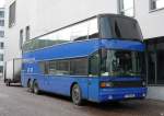 Setra S 200er Serie Mannschaftsbus an der Liederhalle Stuttgart.