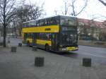 berlin MAN-Doppeldecker auf der Linie 181 nach U-Bahnhof Walther-Schreiber-Platz am U-Bahnhof Alt-Mariendorf.