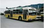 Berner Oberland Aus dem Archiv: STI Thun Nr. 49/BE 396'549 Saurer/R&J SH am 10. M�rz 1999 Thun, Garage