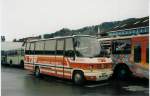 Berner Oberland Aus dem Archiv: STI Thun Nr. 7/BE 120'517 Mercedes/Auw�rter (ex TSG Blumenstein Nr. 7) am 23. M�rz 1999 Thun, Garage (noch im TSG-Anstrich)