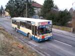 innviertel Bus2 eines privaten Busunternehmens ist im Sch�lerverkehr in Ried i.I.eingeteilt; 090313