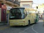 chiclana-de-la-frontera 26.02.09,VOLVO Irizar am Busbahnhof von Chiclana de la Frontera in Andalusien/Spanien.