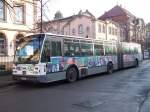 colmar Ein Gelenkbus Van Hool AG 700 f�hrt in Colmar nur auf Schulstrecken.