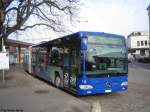 Zurichsee und Oberland VZO CitaroII Nr. 112 am 19.3.09 beim Bhf. Wetzikon